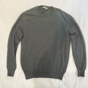 Suitsupply Green linen Crewneck Sweater